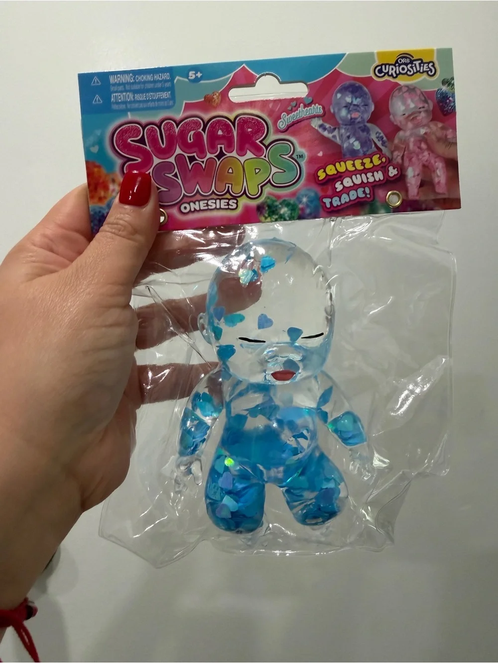 New Lot of 2 🔥Onesies Squeeze Toy - Pink or Blue